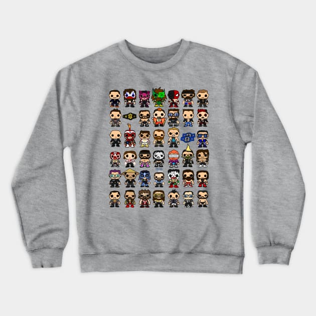 QWA All Year 4 - Pop Vinyl Crewneck Sweatshirt by ChewfactorCreative